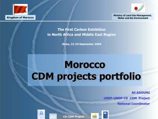 The First Carbon Exhibition in North Africa and Middle East Region Jerba, 22-24 September 2004