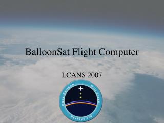 BalloonSat Flight Computer
