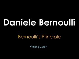Daniele Bernoulli