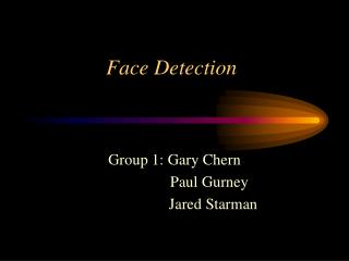 Face Detection