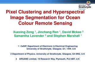 Pixel Clustering and Hyperspectral Image Segmentation for Ocean Colour Remote Sensing