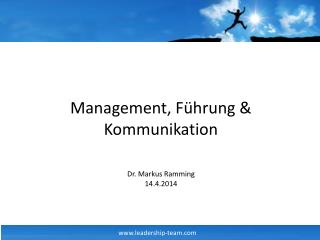 Management, Führung &amp; Kommunikation