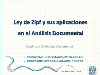Seminario de Análisis Documental