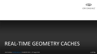 Real-time Geometry Caches