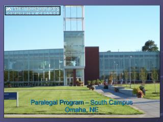 Paralegal Program – South Campus Omaha, NE