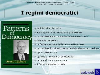 I regimi democratici