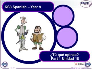 KS3 Spanish – Year 9