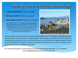 Study Abroad Info Meetings