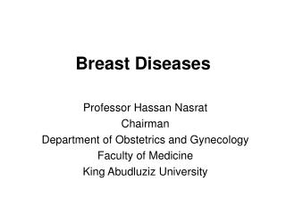 Breast Diseases