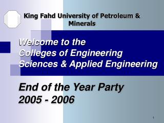 King Fahd University of Petroleum &amp; Minerals