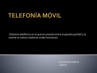 TELEFONÍA MÓVIL