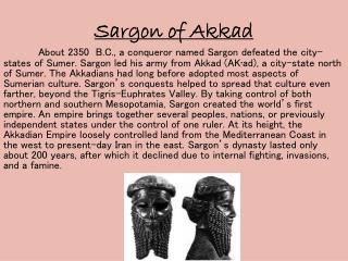 Sargon of Akkad