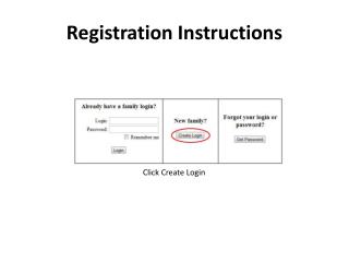 Registration Instructions