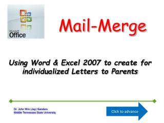 Mail-Merge