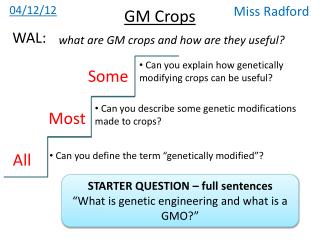 GM Crops