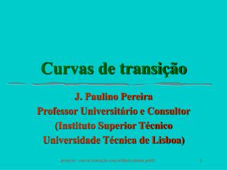 Curvas de transição