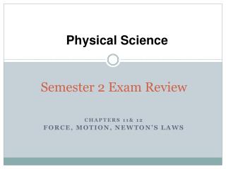 Semester 2 Exam Review