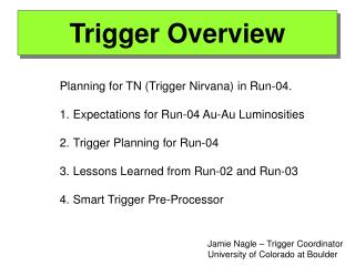 Trigger Overview