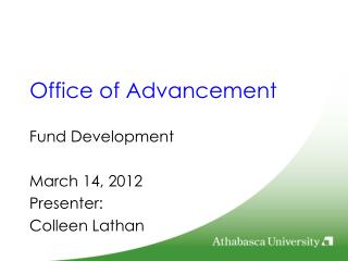 Office of Advancement