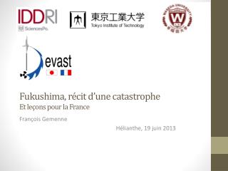Fukushima, récit d ’ une catastrophe Et leçons pour la France