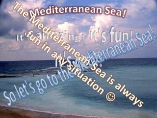 Mediterranean Sea!