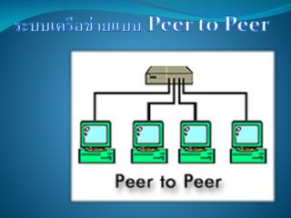 ระบบเครือข่ายแบบ Peer to Peer