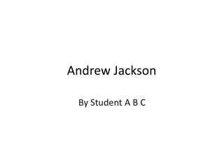 Andrew Jackson