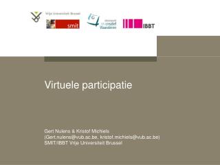 Virtuele participatie