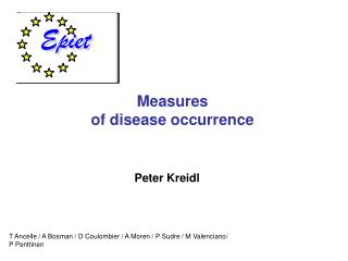 Measures of disease occurrence