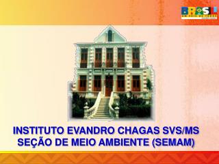 INSTITUTO EVANDRO CHAGAS SVS/MS SEÇÃO DE MEIO AMBIENTE (SEMAM)