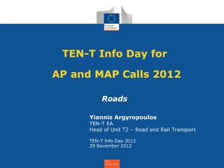 TEN-T Info Day for AP and MAP Calls 2012