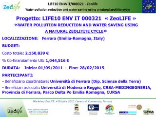 Water pollution reduction and water saving using a natural zeolitite cycle