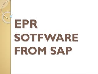 EPR SOTFWARE FROM SAP