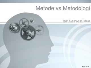 Metode vs Metodologi