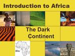 Introduction to Africa