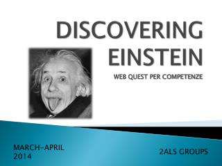 DISCOVERING EINSTEIN