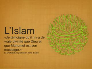 L’Islam