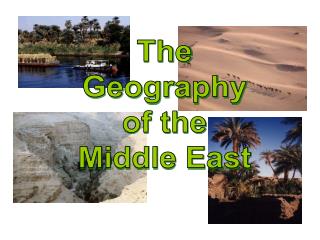 The Geography of the Middle East