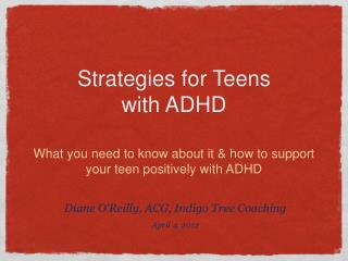 Strategies for Teens with ADHD