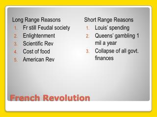 French Revolution