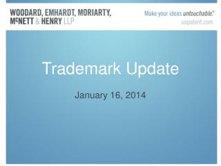 Trademark Update