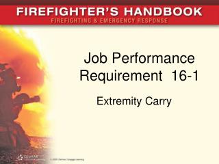 Job Performance Requirement 16-1