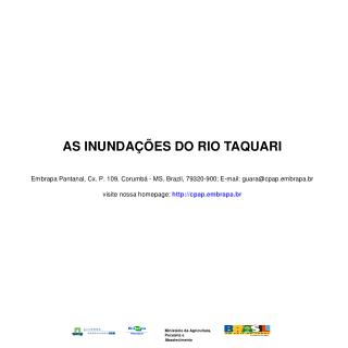 AS INUNDAÇÕES DO RIO TAQUARI