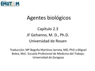 Agentes biológicos