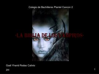 -La Biblia de los Vampiros-