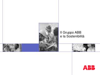 Il Gruppo ABB e la Sostenibilità