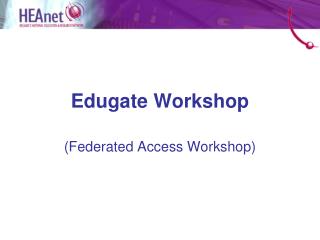 Edugate Workshop