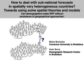 How to deal with sub-national forecasts in spatially very heterogeneous countries?