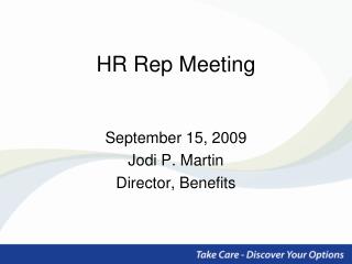 HR Rep Meeting