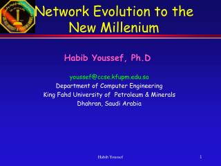 Network Evolution to the New Millenium